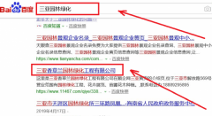 三亞香草蘭園林綠化工程有限公司跟本公司簽訂SEO推廣項目