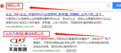 山東天源飼料有限公司與我司做網(wǎng)絡營銷推廣項目