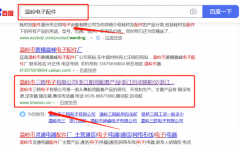 溫嶺市*鷗電子有限公司優(yōu)化排名排名效果展示